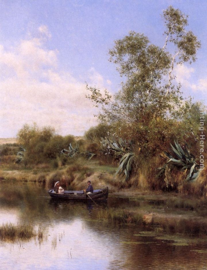 Emilio Sanchez-Perrier The Boating Party